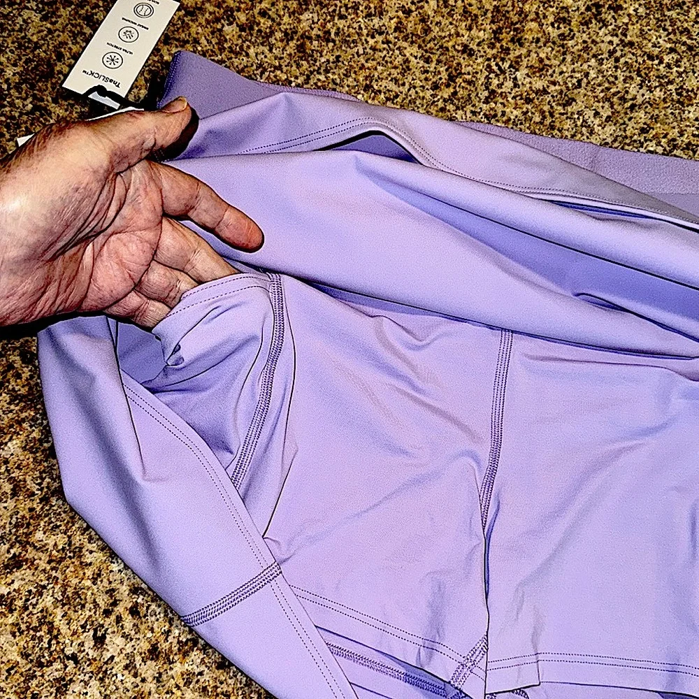 ARITZIA SLICK COURT MICRO Tennis skort. Soft lavender color. Size 2XL - Picture 9 of 12